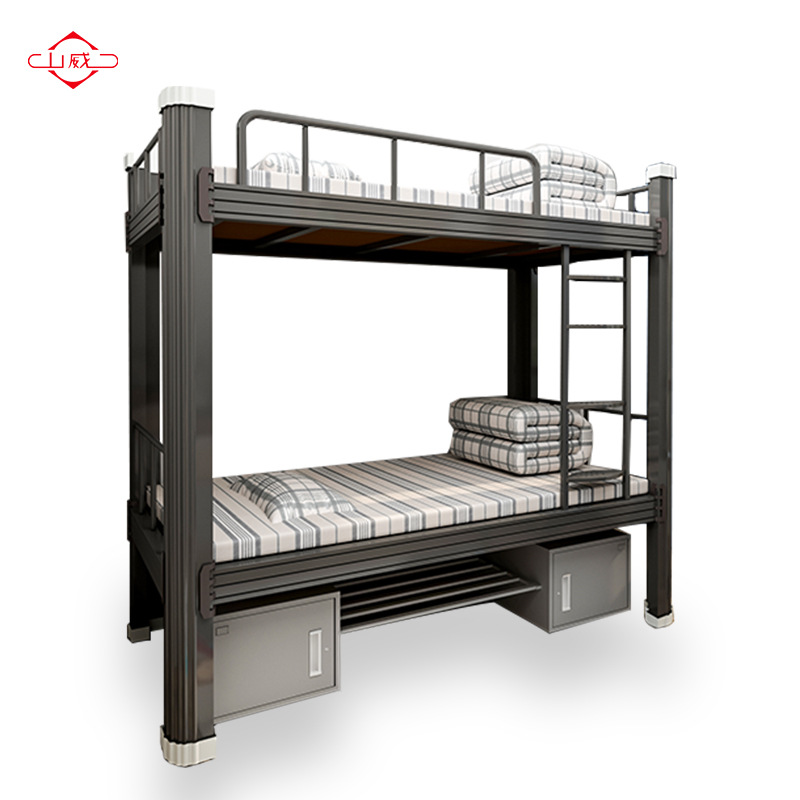 Steel Metal Bunk Bed Luoyang Sanwei, Black Metal Frame Futon Bunk Beds Uk