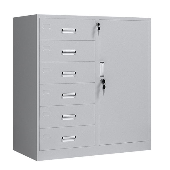 Metal Filing Cabinet with 6 Drawer